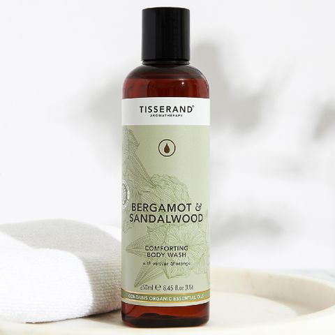 TISSERAND 滴莎藍德 佛手柑與檀香木沐浴膠 Bergamot & Sandalwood Comforting Body Wash 250ml