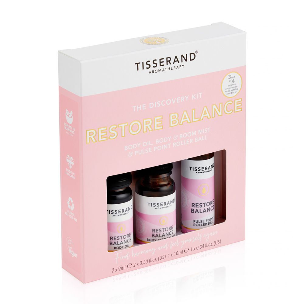 TISSERAND 滴莎藍德  女性平衡探索套組 Restore Balance Discovery Kit 2 x 9ml + 1 x 10ml