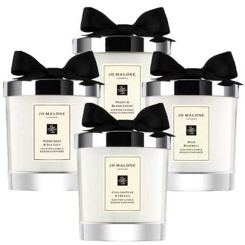 Jo Malone 香氛工藝蠟燭 200g 多款任選 (英國梨與小蒼蘭/鼠尾草與海鹽/藍風鈴/牡丹與胭紅麂絨) 國際航空版