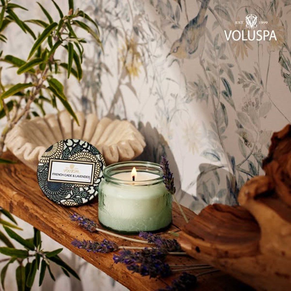 Voluspa 日式庭園系列 JAPONICA 小號玻璃蠟燭 3.2oz/90g