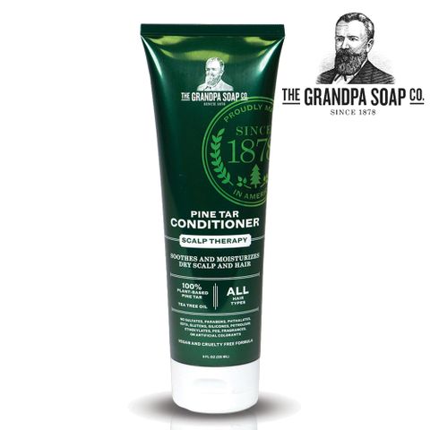 Grandpa Soaps 神奇爺爺 Grandpa  神奇妙松焦油 頭皮健康調理護髮乳 8oz