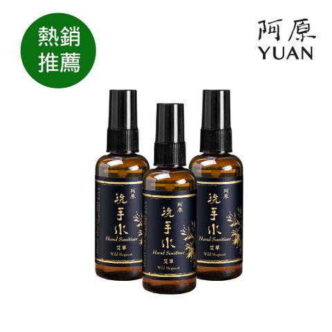 YUAN 阿原 艾草洗手水95mL*3入組(乾洗手)