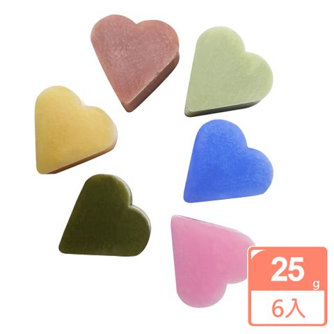 【LA LICORNE】獨角獸 法國優選馬賽皂手工心型香皂 25gX6入