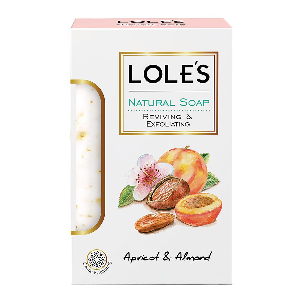 LOLES 杏仁雙重潤膚乳油木保濕去角質機能皂150g