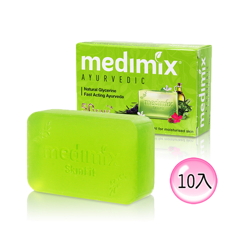 MEDIMIX 印度皇室美肌皂 淺綠寶貝皂 125g (10入組)
