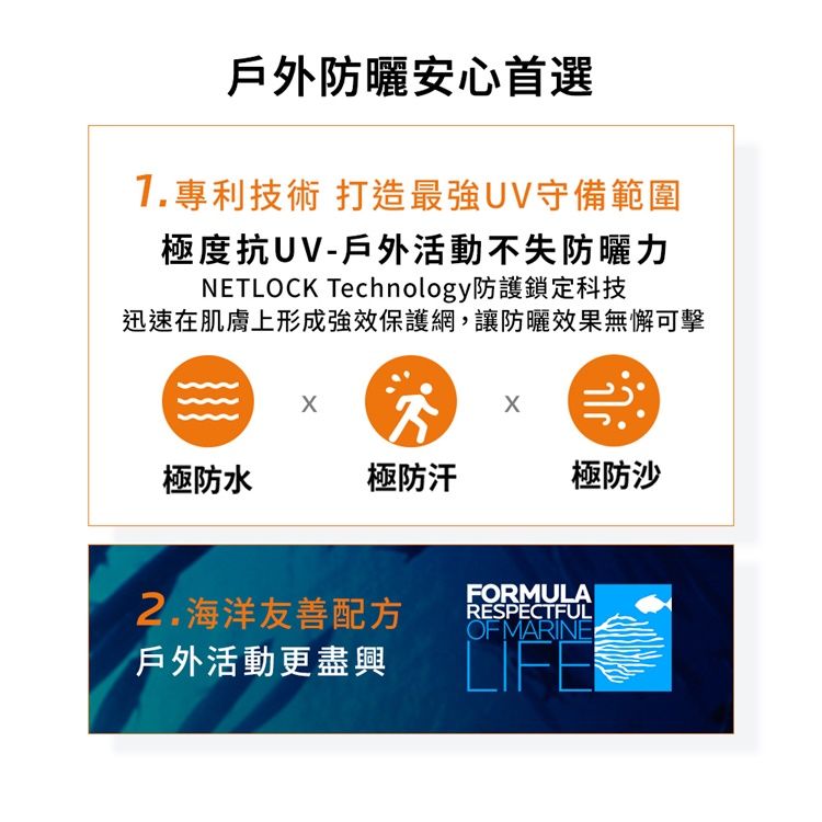 LA ROCHE-POSAY 理膚寶水  安得利清爽極效夏卡防曬液 50ml_2入