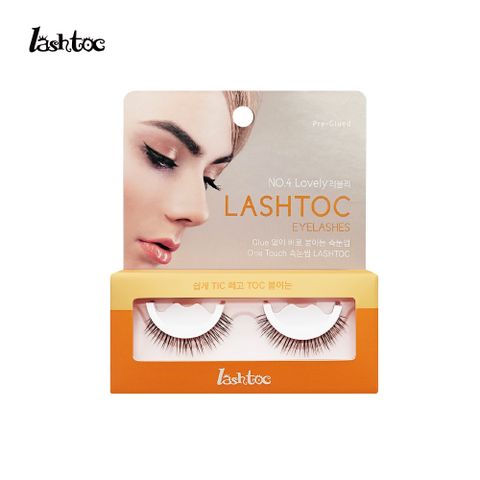【LASHTOC】韓國自黏式假睫毛-立體纖長型