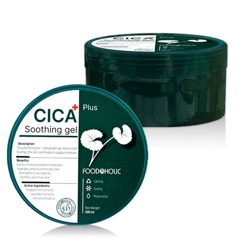 韓國FOODAHOLIC積雪草舒緩修護凝膠300ml