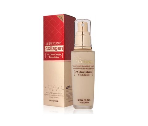 【韓國 3W CLINIC】膠原蛋白粉底液50ml