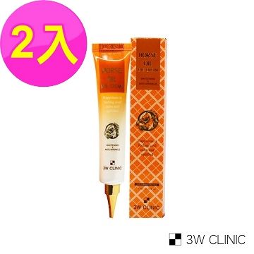 3W CLINIC 【韓國 】馬油逆齡奇蹟防皺眼霜40mlX2入組