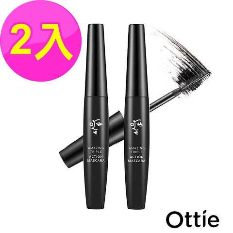 3W CLINIC 【OTTIE】纖長濃密捲翹3合1睫毛膏9gx2(防水防汗溫水可卸)