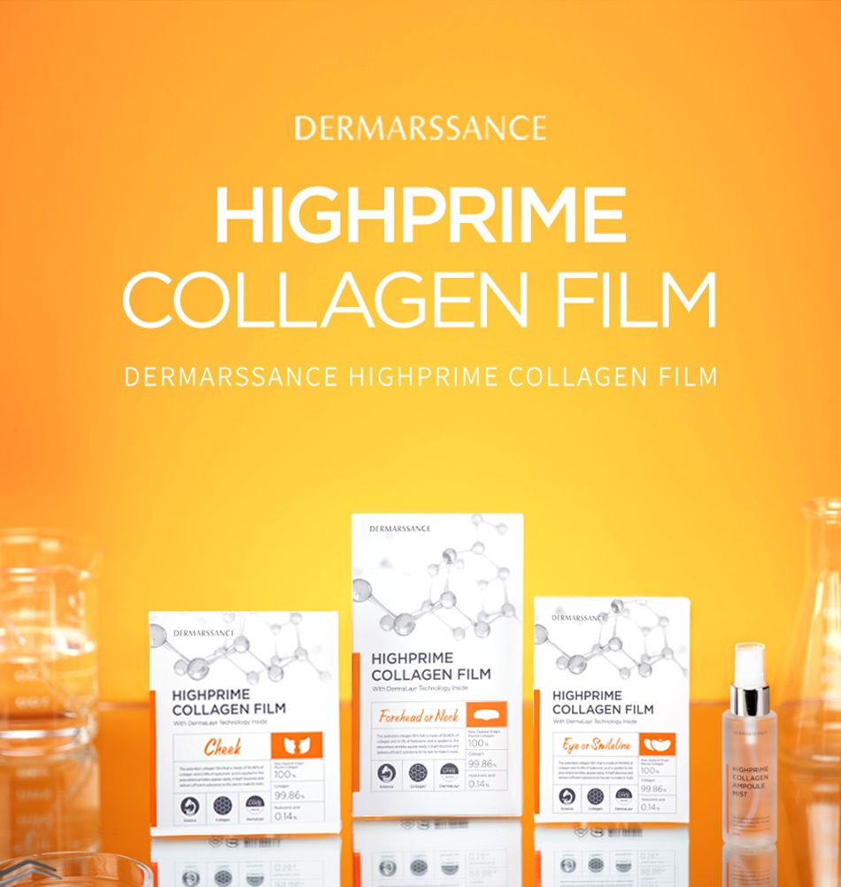 ERMARSSANCECOLLAGEN FILMDERMARSSANCE HIGHPRIME COLLAGEN FILMDERMARSSANCEDERMARSSANCEDERMARSSANCHIGHPRIMECOLLAGEN FILM   Cheek100HIGHPRIMECOLLAGEN FILM   Fehead or Neck10099.86HIGHPRIMECOLLAGEN FILM   or DHIGHPRIMECOLLAGEN99.86014