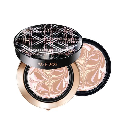AGE20s 鉑金奢華光綻爆水粉餅SPF50+/PA++++ (BE-21)亮白色14g (1殼2蕊)