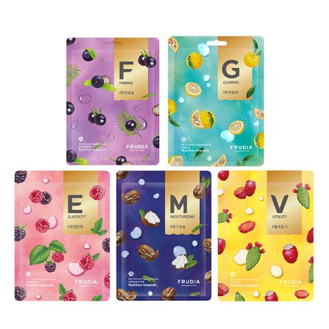 FRUDIA鮮榨果汁肌∼機能保濕面膜20ml(乳液狀精華劑型)