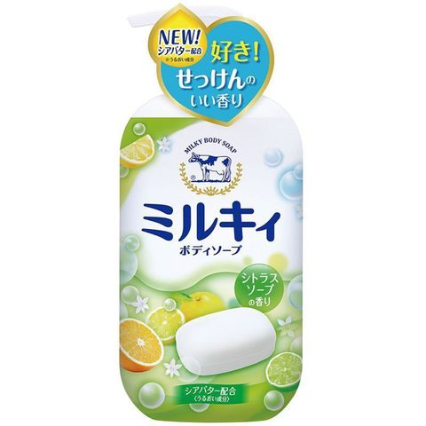 牛乳石鹼 日本COW STYLE牛乳精華沐浴乳(柚子果香)550ml