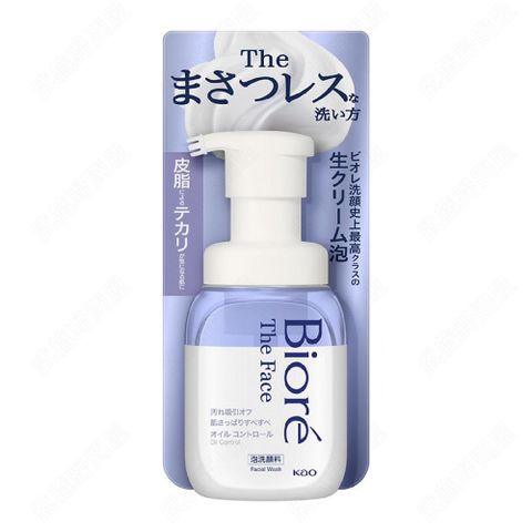 Biore 蜜妮 【日本花王】 綿密泡沫 控油洗顏慕斯200ml