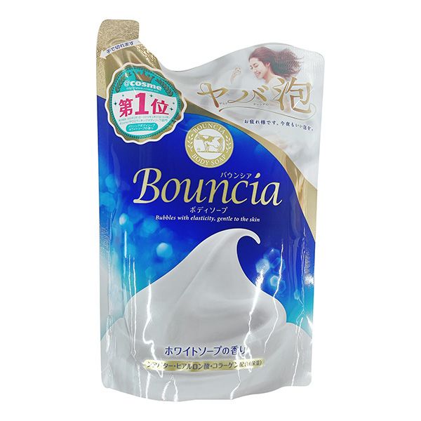 牛乳石鹼 日本Bounica美肌保濕沐浴乳 皂香補充包400ml