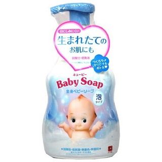 牛乳石鹼 日本裘比寶寶泡泡澡沐浴乳 無香400ml