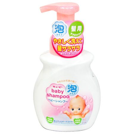 日本【牛乳石鹼】裘比寶寶泡沫洗髮精350ml