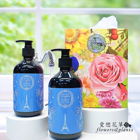 Flowers&Plants 愛戀花草 山羊奶白皙亮澤保濕沐浴乳(白檀香精油) 1000MLx3