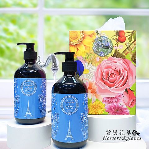 Flowers&Plants 愛戀花草 山羊奶白皙亮澤保濕沐浴乳(蘭花精油) 1000MLx3