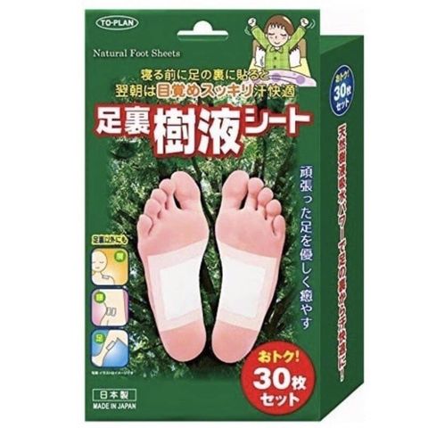 TO-PLAN 日本  天然樹液足貼(30入)