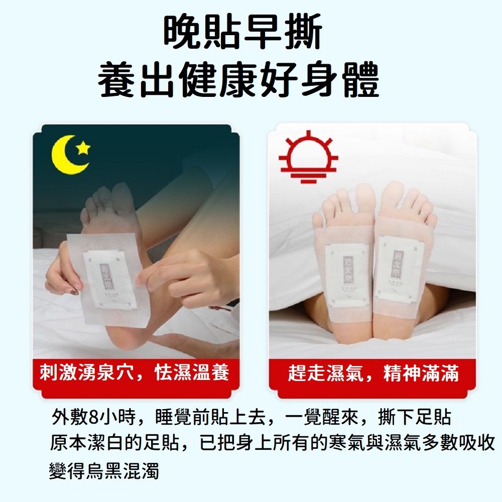 JG國際 老北京 漢方草本秘方足貼 艾草/老薑足貼 腳底按摩貼 排除濕氣 60入