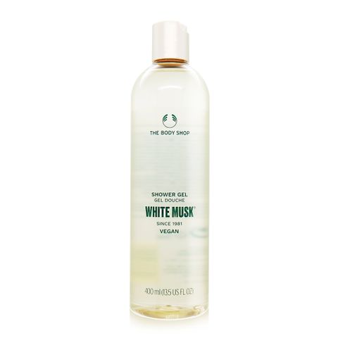 The Body Shop 美體小舖 白麝香沐浴膠(400ML)-國際航空版