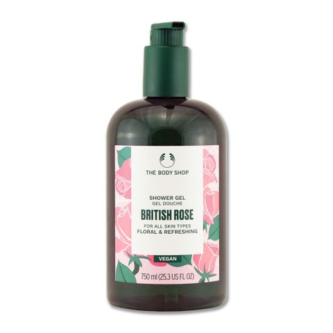 The Body Shop 美體小舖 英皇玫瑰嫩膚沐浴膠 750ML