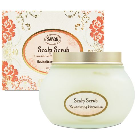 SABON 賦活天竺葵 死海鹽頭皮磨砂膏 300g (公司貨)