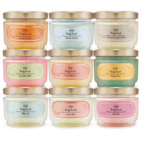 SABON 身體磨砂膏(600g)-多款任選-新版-國際航空版