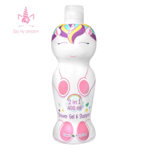 Eau My Unicorn獨角獸2合1沐浴洗髮精 400ml (萌Q收藏版)