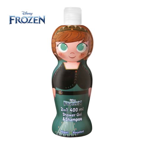 Disney Frozen Anna安娜2合1沐浴洗髮精 400ml (萌Q收藏版)
