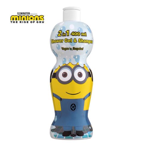 minions 小小兵 2合1沐浴洗髮精 400ml (萌Q收藏版)