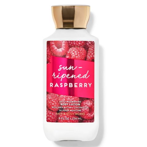 《Bath &amp; Body Works BBW 》香水身體乳液【陽光覆盆子】Sun-Ripened Raspberry 236ml