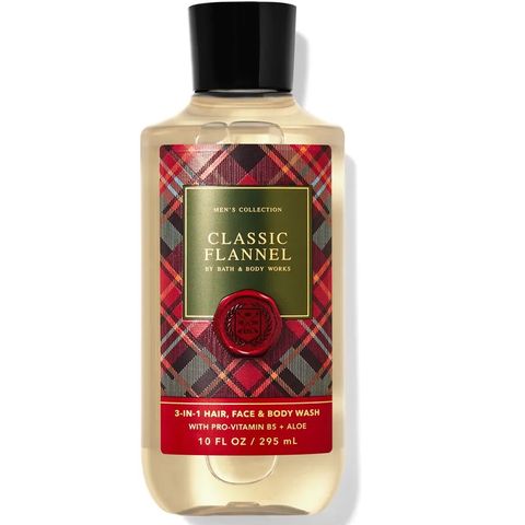 《Bath & Body Works》香水沐浴精【男士系列-法蘭絨】Classic Flannel 295ml