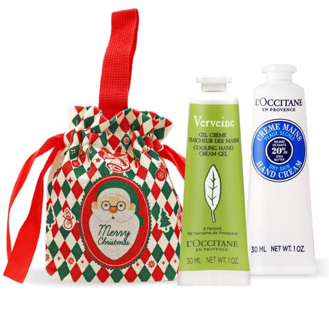 L'OCCITANE 歐舒丹 聖誕專屬香氛護手霜組(30mlX2)-多香味可選-聖誕交換禮物-航空版