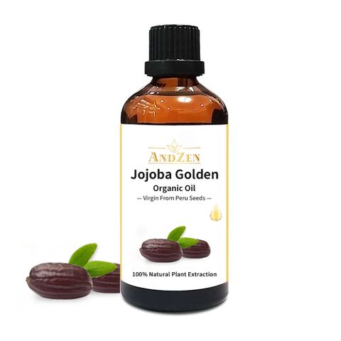 【ANDZEN 安得仁】祕魯初榨荷荷芭油100ml(玻璃瓶裝-按摩油保濕油基礎油基底油)