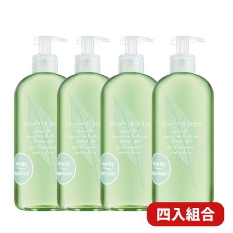 Elizabeth Arden 雅頓 綠茶香水沐浴膠 500ml (公司貨超值四入組)