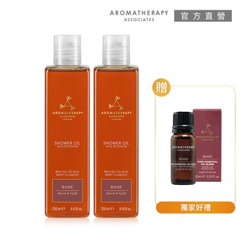 AA英國皇家芳療 AA 幸福玫瑰買2送1沐浴組(Aromatherapy Associates)