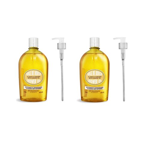 L’OCCITANE歐舒丹 杏仁沐浴油 500ml x2入組