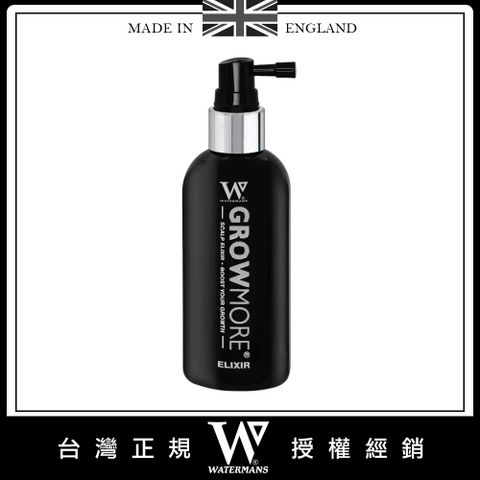 Watermans 【台灣總代理】 Grow More Elixir曜石黑激漾精華養髮液(100ml)