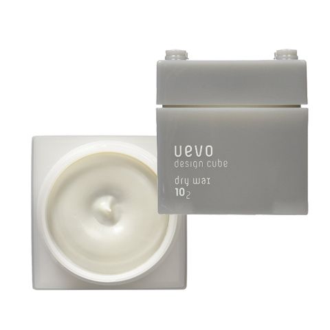 日本《 DEMI 提美 》UEVO卵殼膜彩色造型積木 灰積木髮蠟 80g
