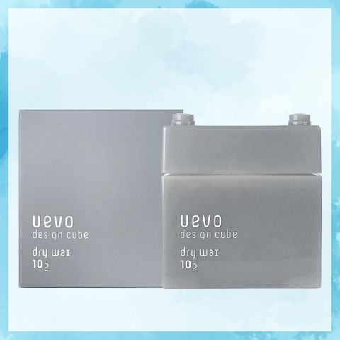 DEMI 提美 UEVO 卵殼膜彩色造型積木WAX 灰積木髮蠟80g (台灣公司貨)
