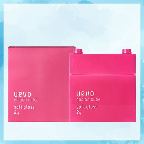 DEMI 提美 UEVO 卵殼膜彩色造型積木WAX 紅積木髮蠟80g (台灣公司貨)