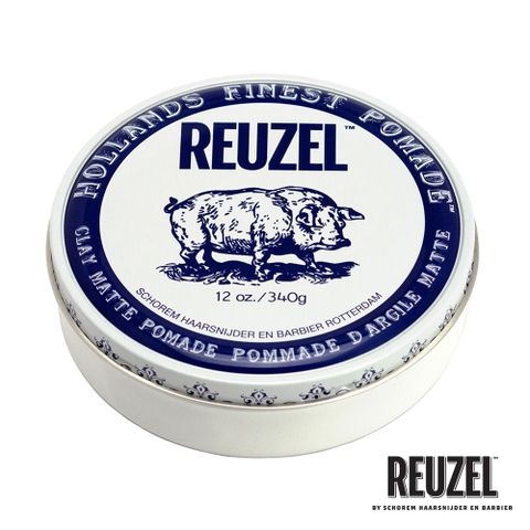 REUZEL Clay Matte Pomade 白豬強力黏土級水性髮泥 340g