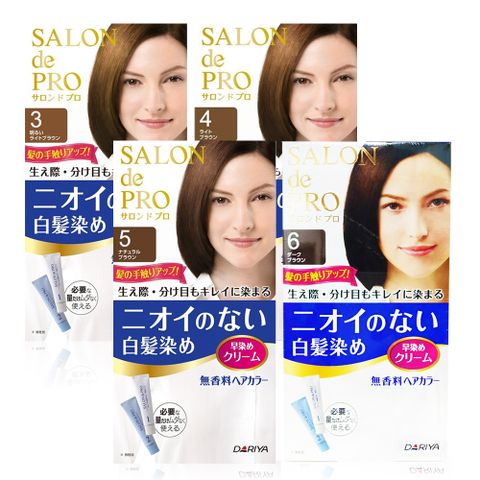 日本 DARIYA 塔莉雅 沙龍級無味型白髮染髮劑 多色任選 (同款2入)