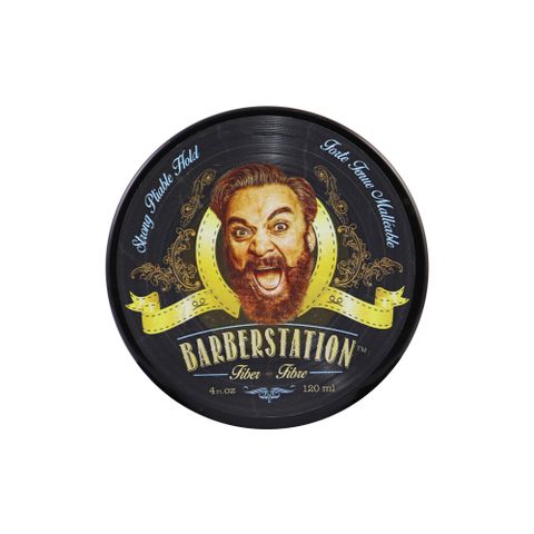 BARBERSTATION 巴博士 硬漢髮纖(藍)120ml