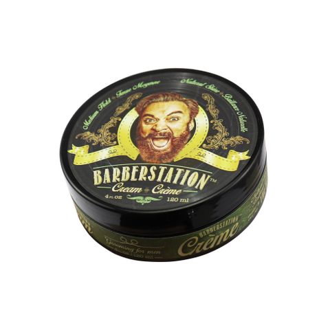 BARBERSTATION 巴博士 硬漢髮乳(綠)120ml 原廠公司貨