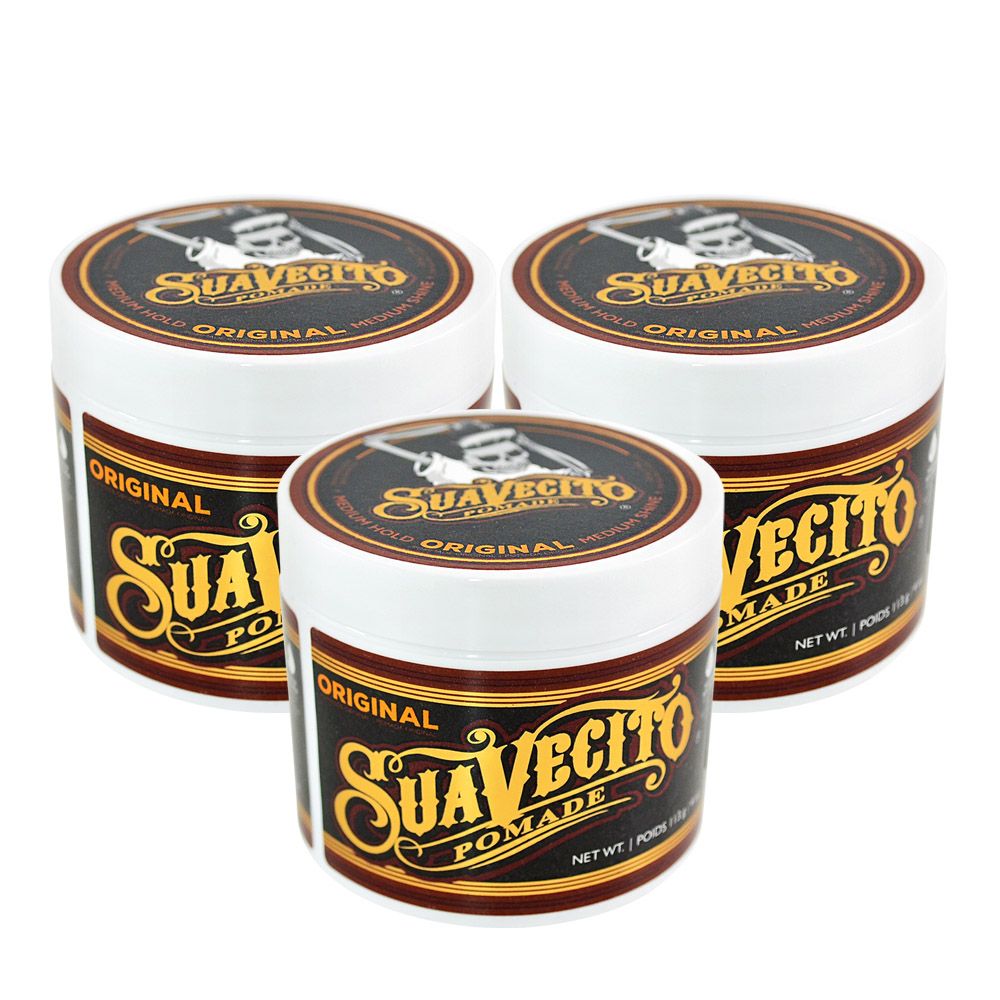 Suavecito 【美國】經典款水洗式髮油 113g 超值三入組